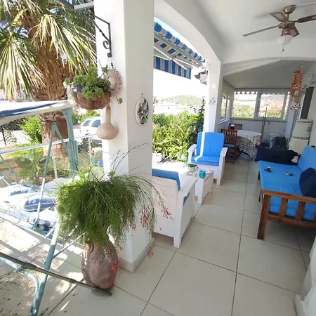 White With Pool , Garden ,balcony With Amazing Panorama Villa *