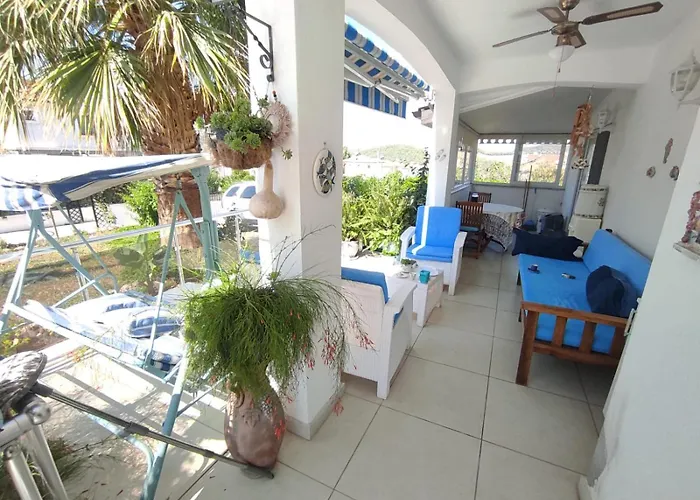 White With Pool , Garden ,balcony With Amazing Panorama Villa *