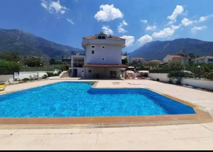 Villa White With Pool , Garden ,balcony With Amazing Panorama *
