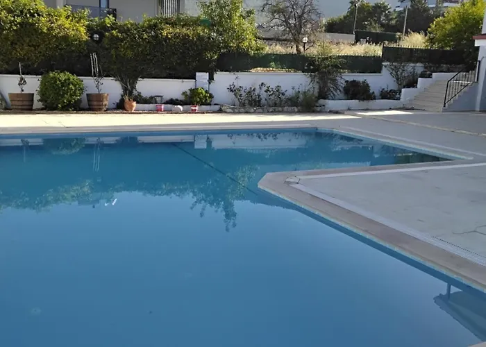 Villa White With Pool , Garden ,balcony With Amazing Panorama *